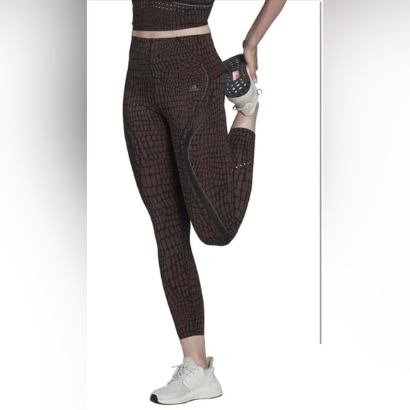 adidas Pants - Adidas Women's Tlrd Hiit‎ Croco Luxe Training 7/8 Leggings Size Small NWT